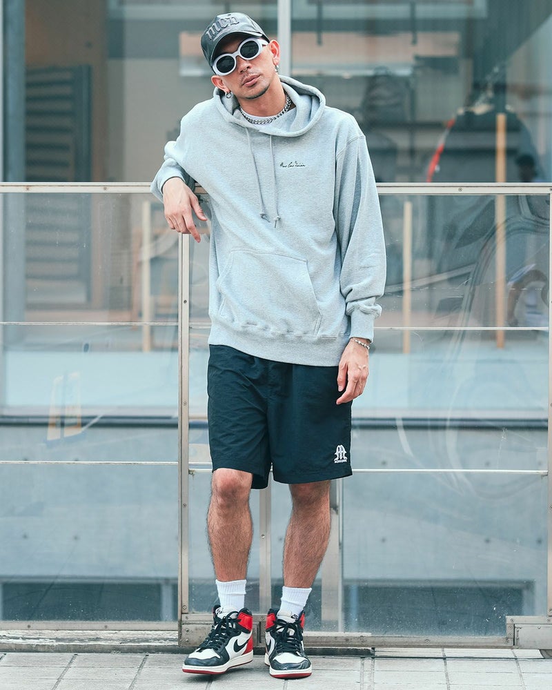 杢グレー:183cm(Lサイズ着用)