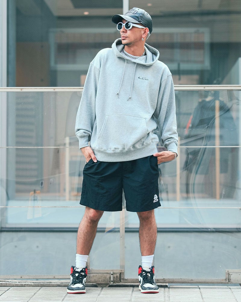 杢グレー:183cm(Lサイズ着用)