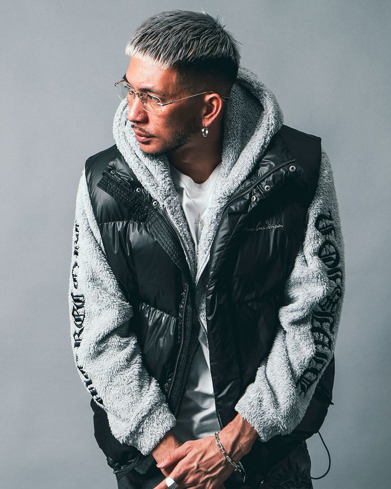 ブラック:183cm(Lサイズ着用)