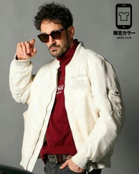 オフホワイト:186cm(Lサイズ着用)