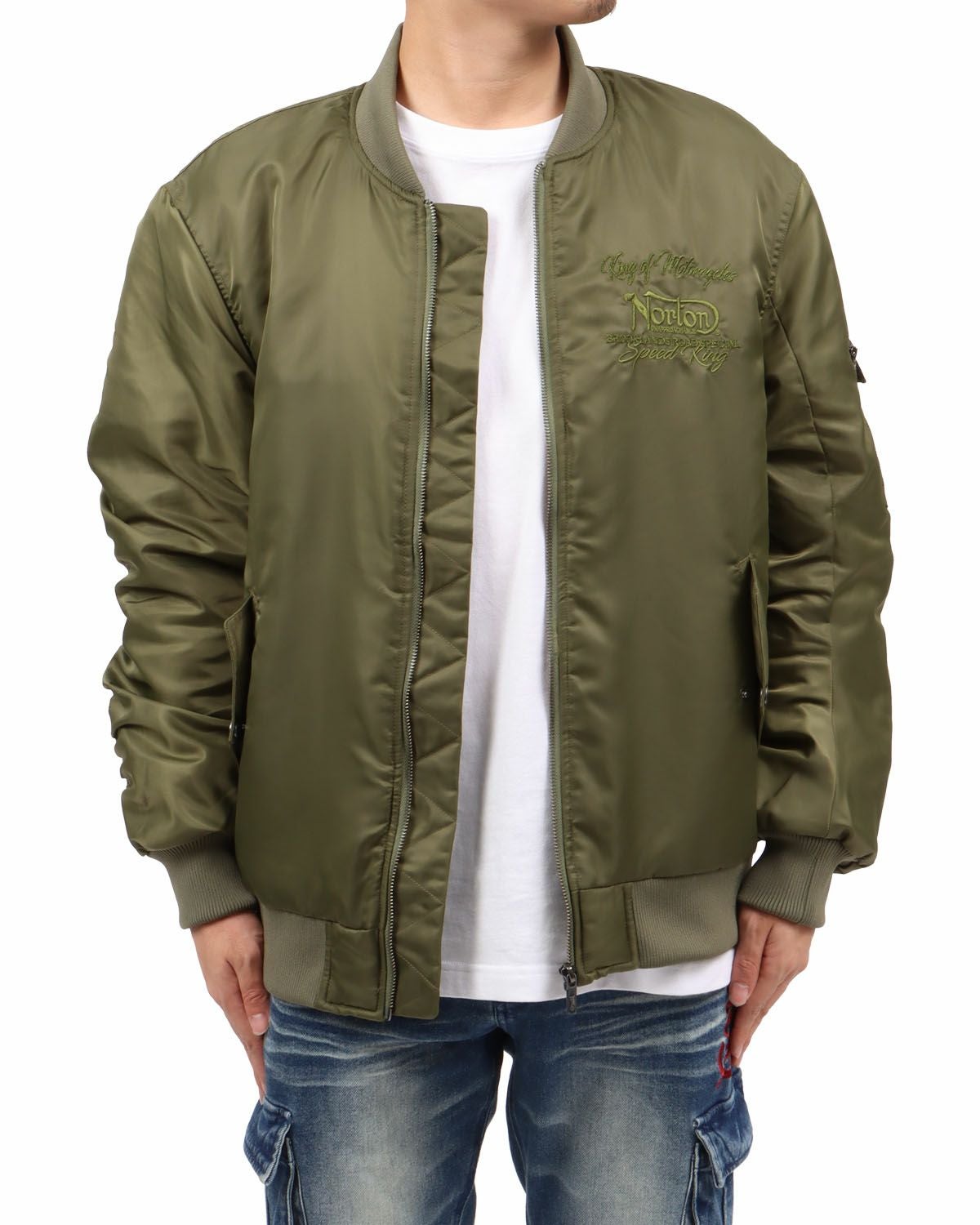 カーキ：173cm63kg(Lサイズ着用)