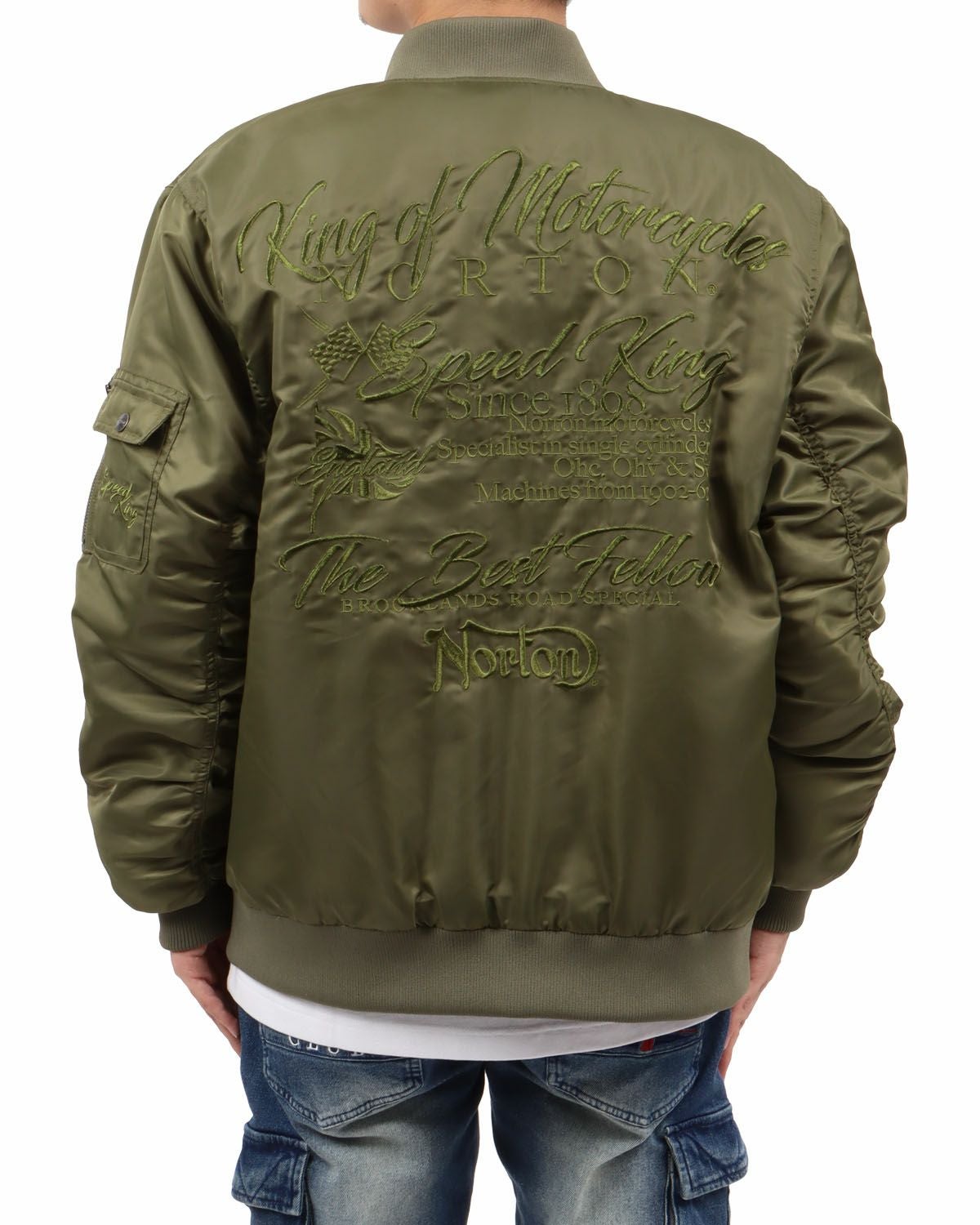 カーキ：173cm63kg(Lサイズ着用)