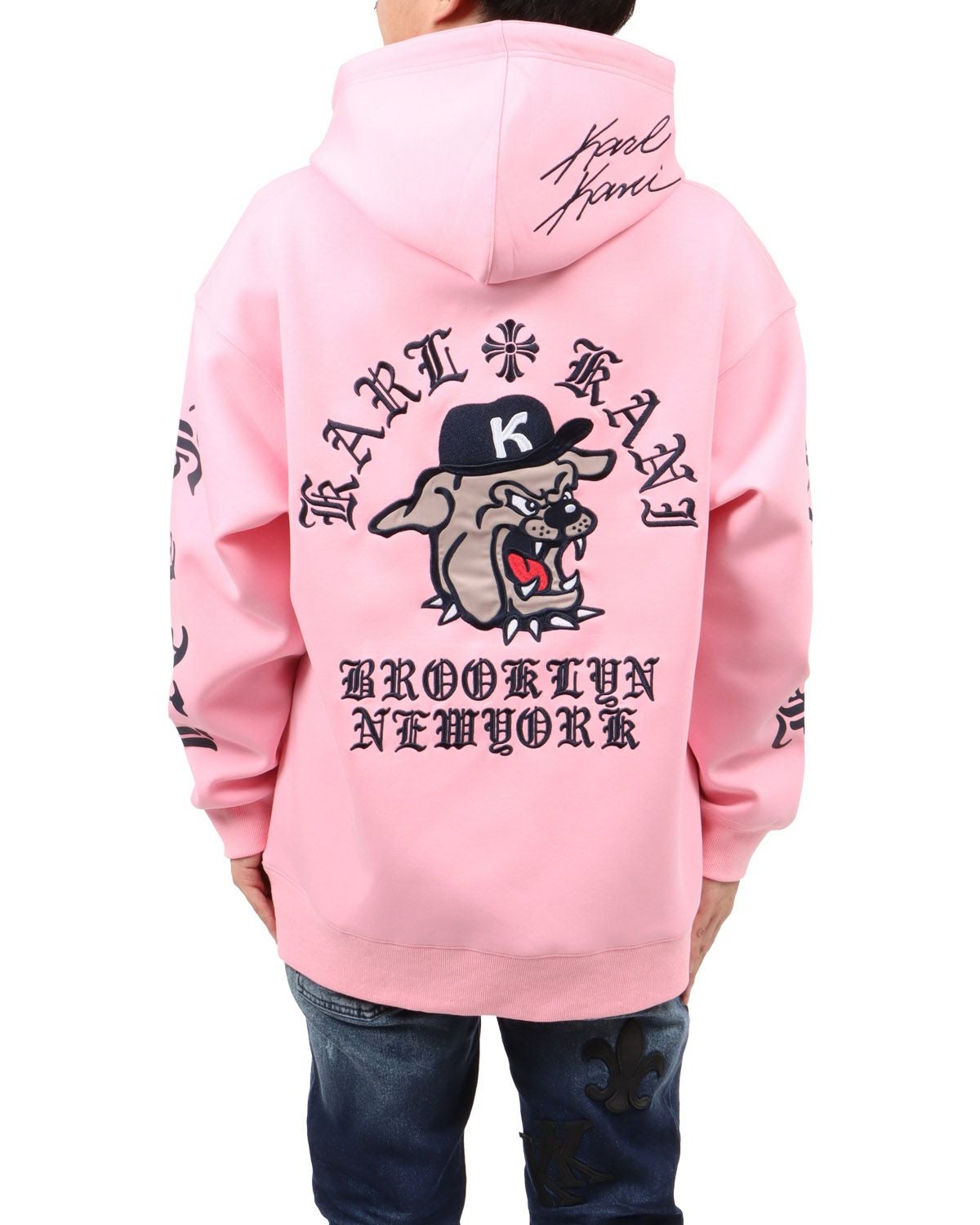 Karl Kani] ダンボールニット ブルドッグ プルパーカー | PEET ONLINE