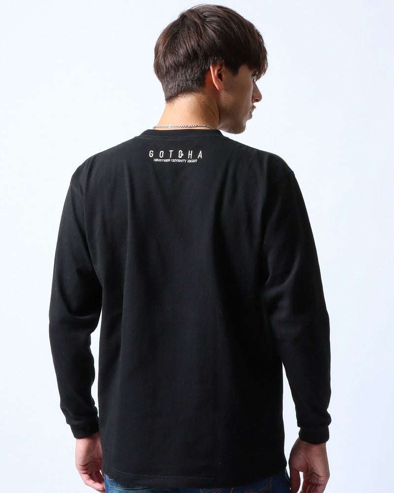 ブラック：180cm/70kg(Lサイズ着用)