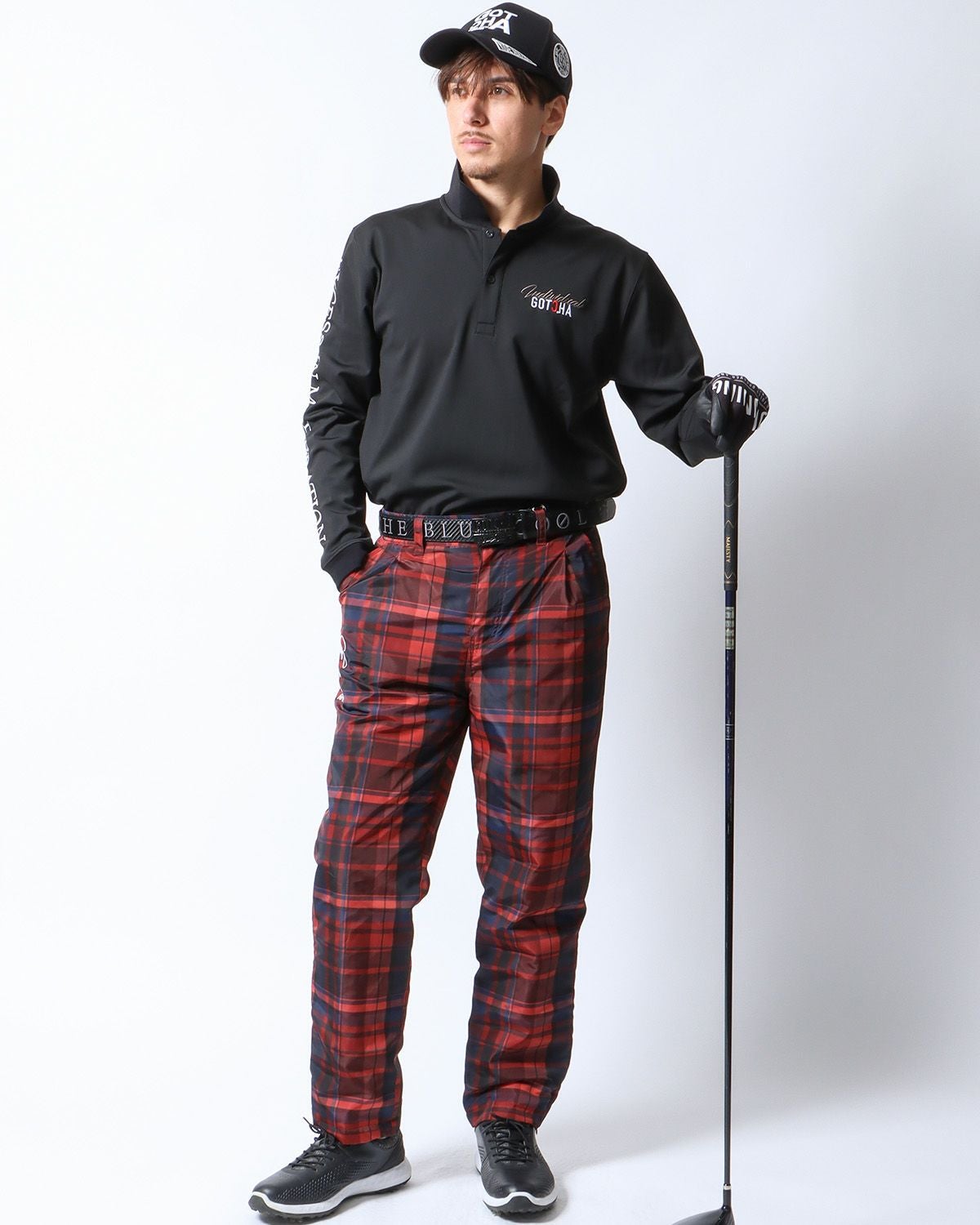 ブラック：180cm/70kg(Lサイズ着用)