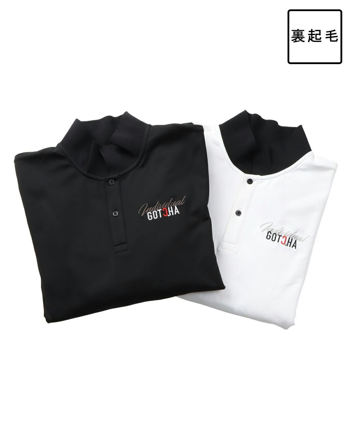 GOTCHA GOLF] 裏起毛 バーティカルロゴ ロングポロ | PEET ONLINE STORE