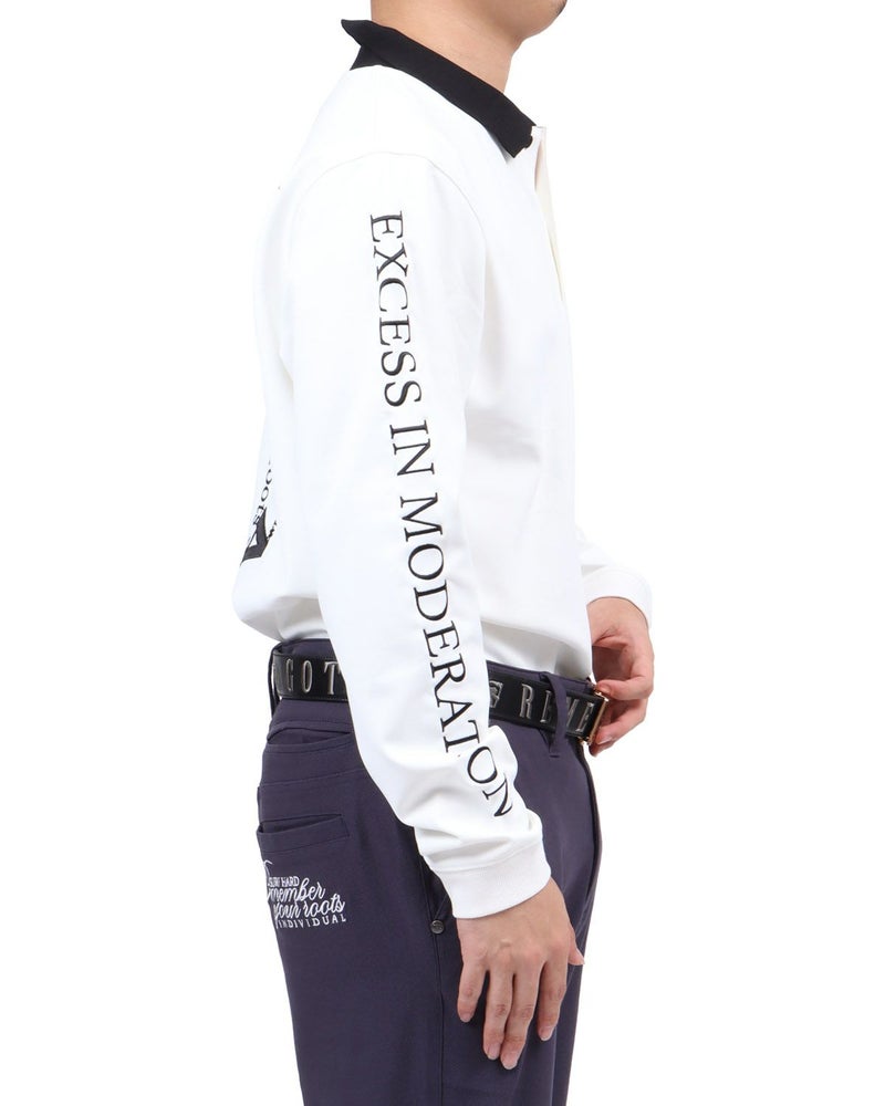 ホワイト：173cm63kg(Lサイズ着用)