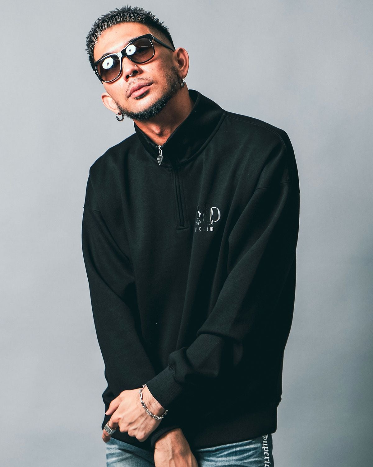 ブラック:183cm(Lサイズ着用)