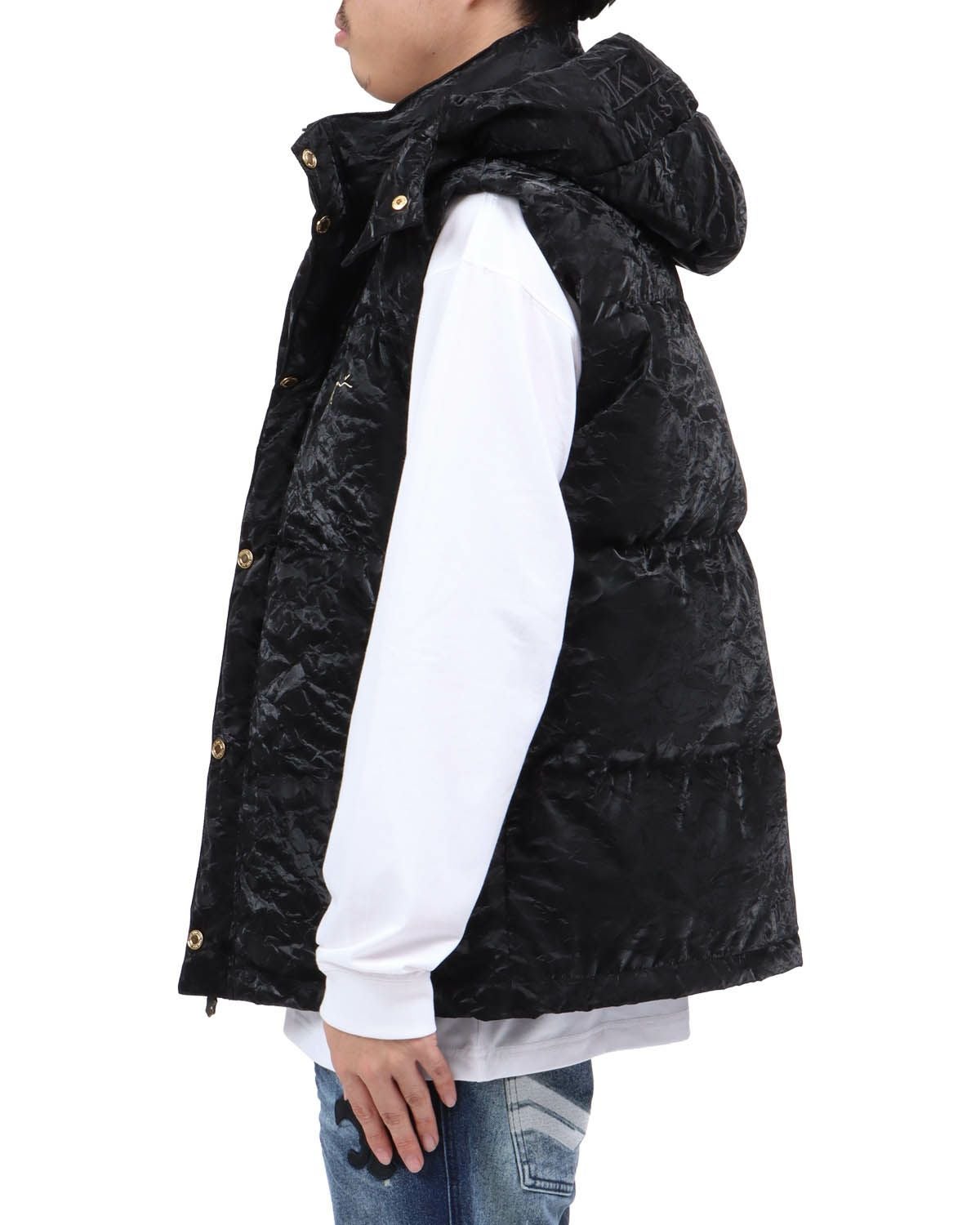 KARL KANI ダウンベスト Karl Kani] 撥水ロゴ フード ダウンベスト | PEET ONLINE STORE
