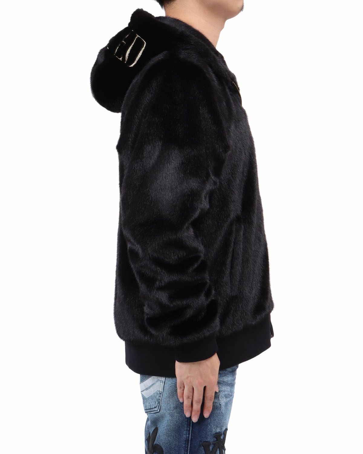 ゴルフィッカーズ フーディー パーカー ブラック XL Karl Kani] 静電気防止 ゴールデンファー ZIP パーカー | PEET ONLINE