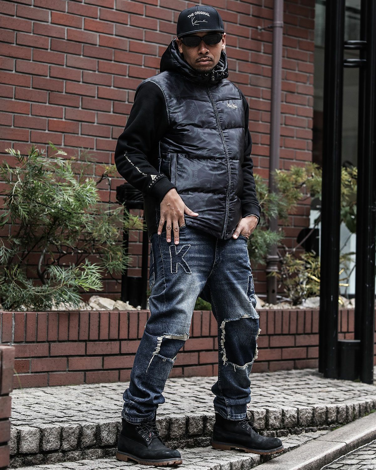 c*c様 KARL KANI JEANS スウェット ビーニー デッドストック Karl Kani] ダウン 切り替え ヘビースウェット パーカー | PEET ONLINE