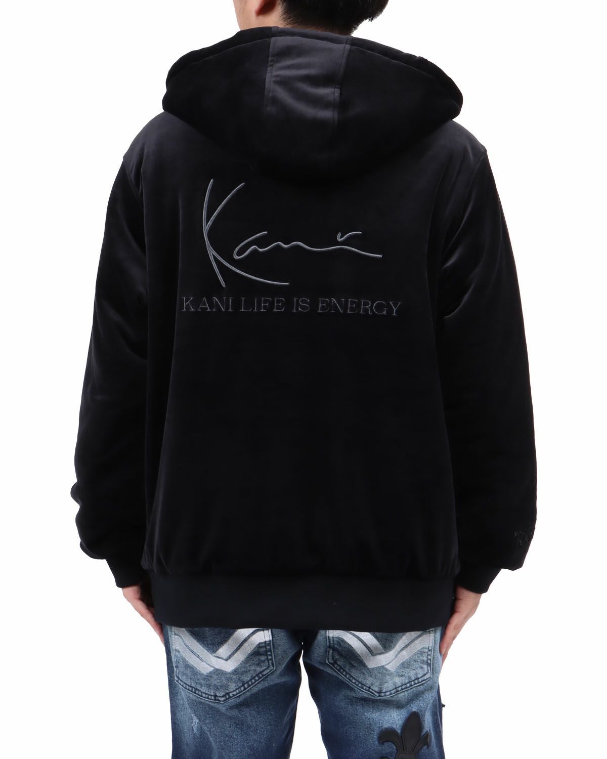 Karl Kani] リバーシブル ブルーローズ ZIPパーカー | PEET ONLINE STORE