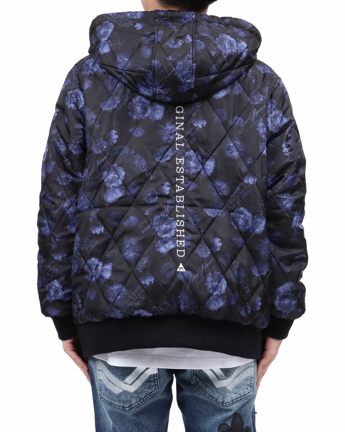 Karl Kani] リバーシブル ブルーローズ ZIPパーカー | PEET ONLINE STORE