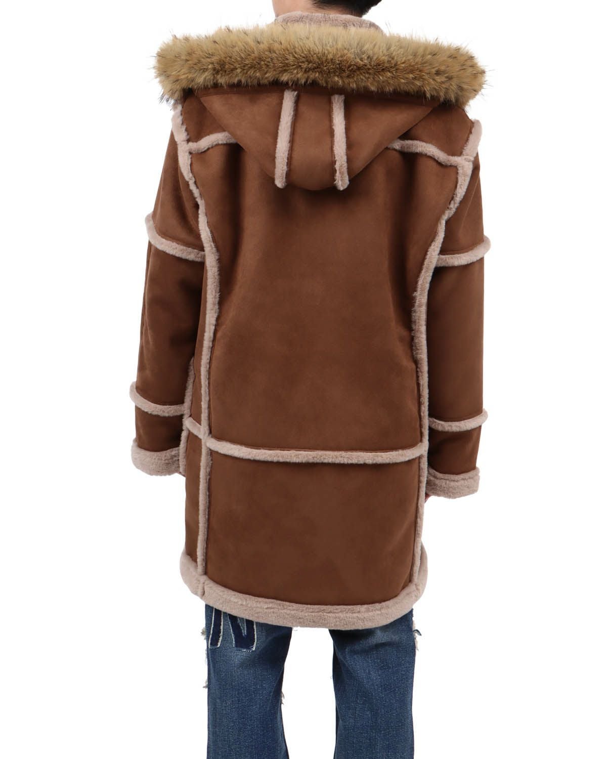 ブラウン：173cm63kg(Lサイズ着用)