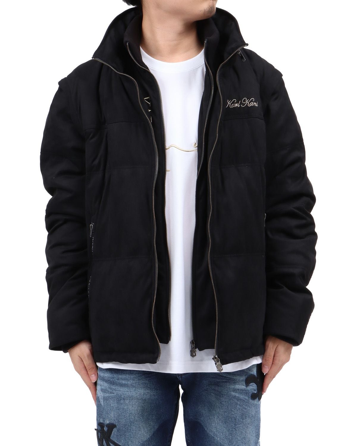 ブラック：173cm63kg(Lサイズ着用)