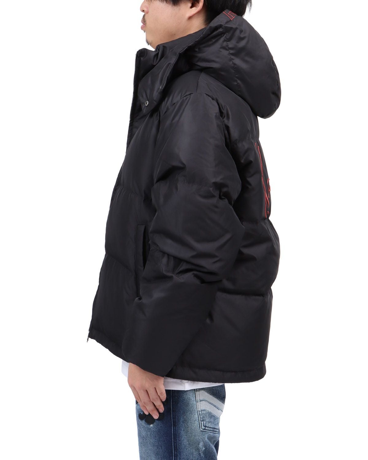 Karl Kani] ブラックレッド ダウンジャケット | PEET ONLINE STORE