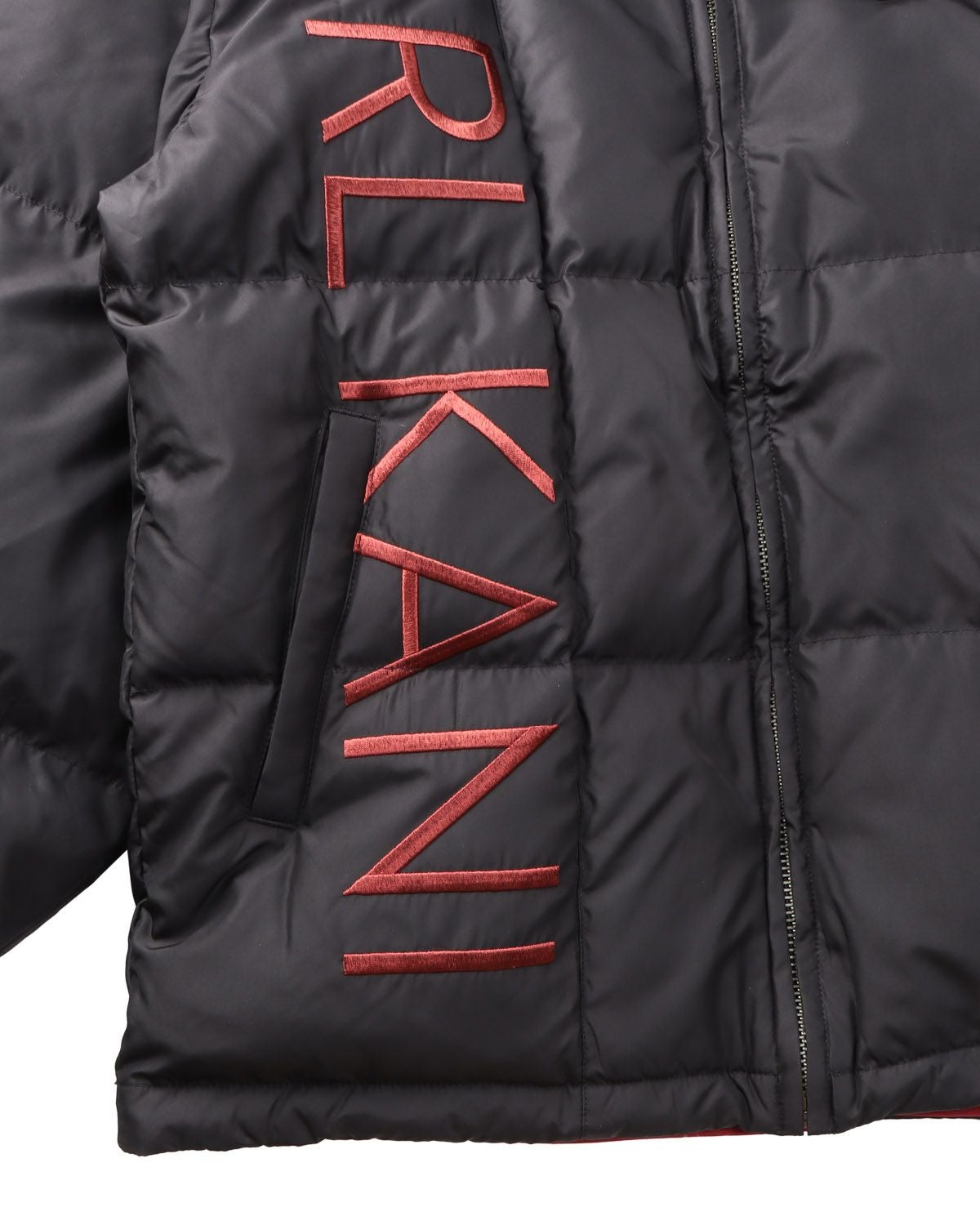 Karl Kani] ブラックレッド ダウンジャケット | PEET ONLINE STORE