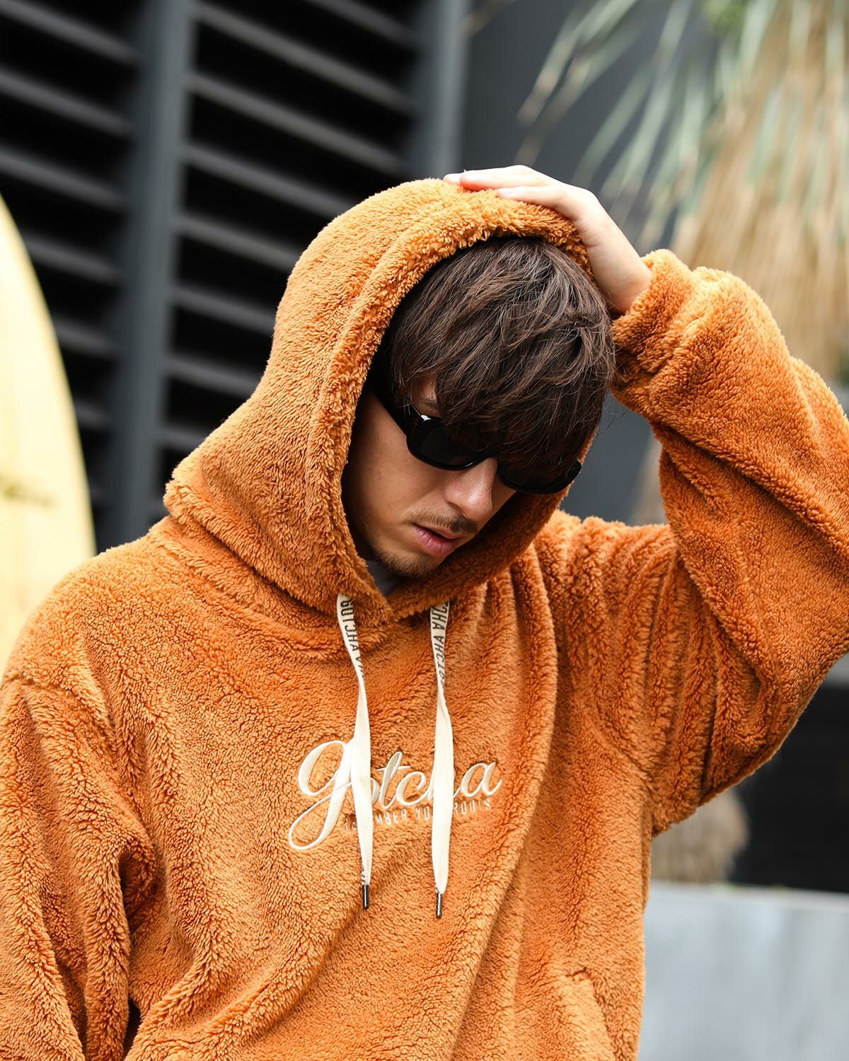 キャメル：180cm/70kg(Lサイズ着用)