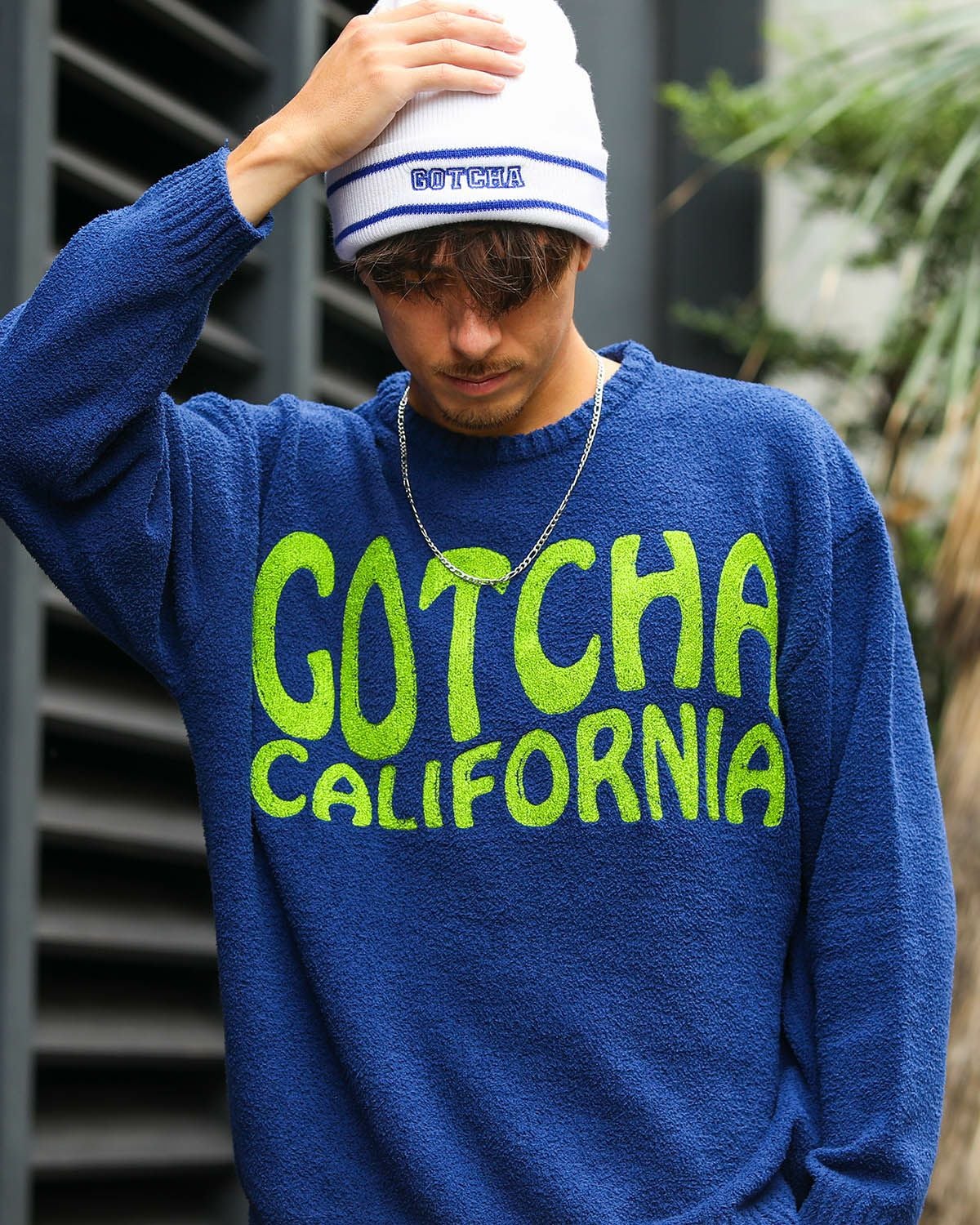 ネイビー：180cm/70kg(Lサイズ着用)