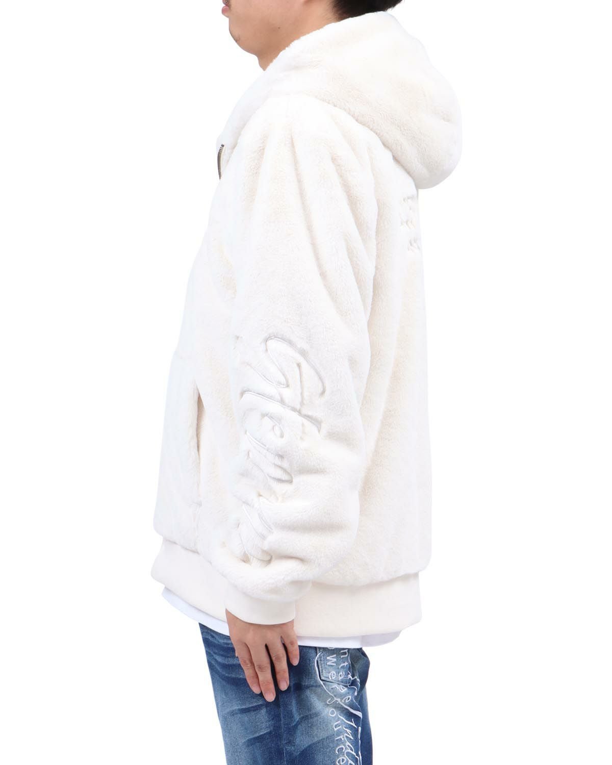 GOTCHA] 袖ロゴ ファー ZIPパーカー | PEET ONLINE STORE