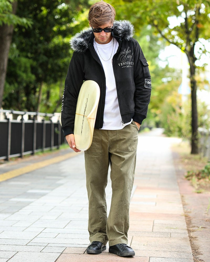 ブラック：183cm/70kg(Lサイズ着用)