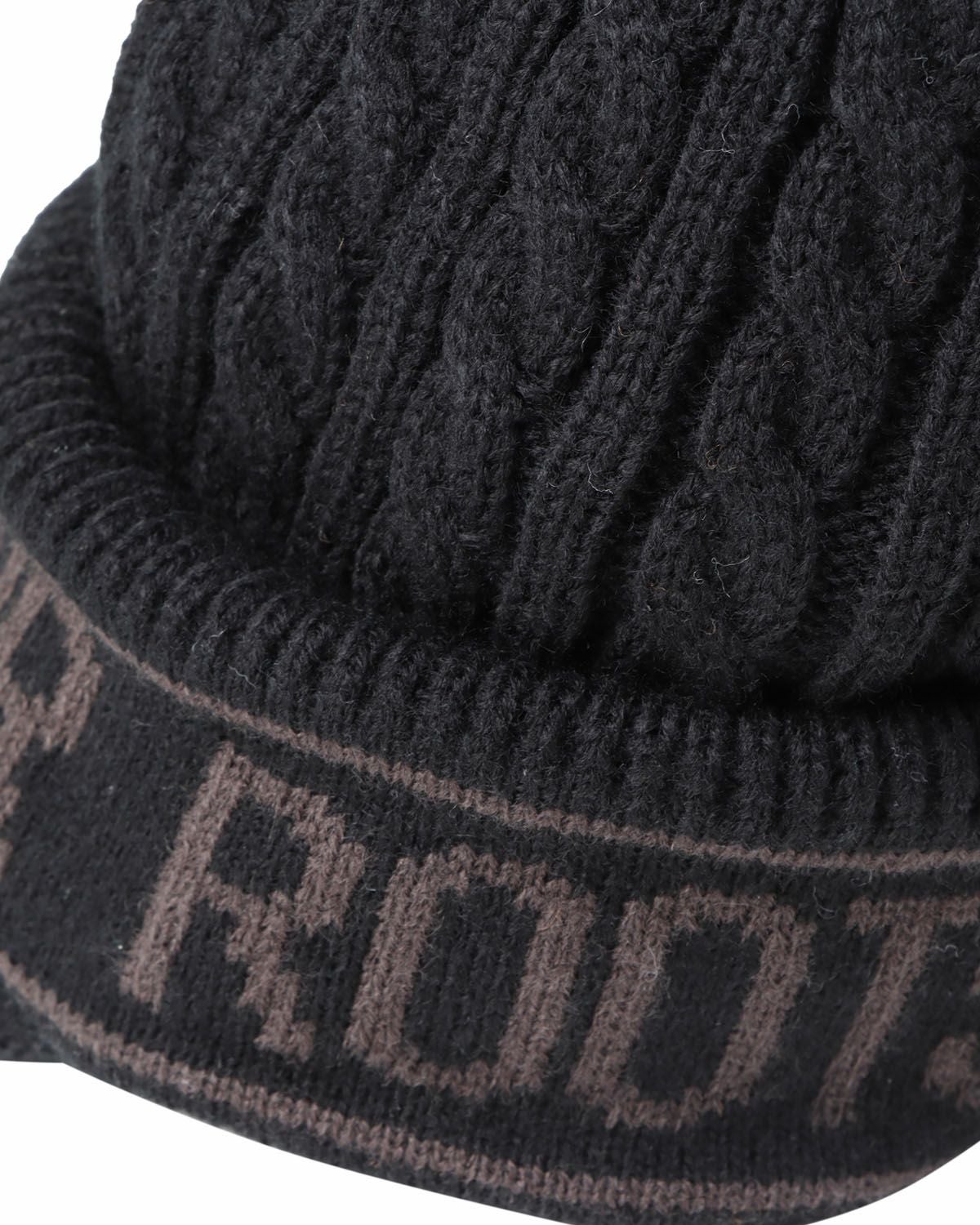 GOTCHA GOLF] 刺繍ロゴ つば付き ニットキャップ | PEET ONLINE STORE