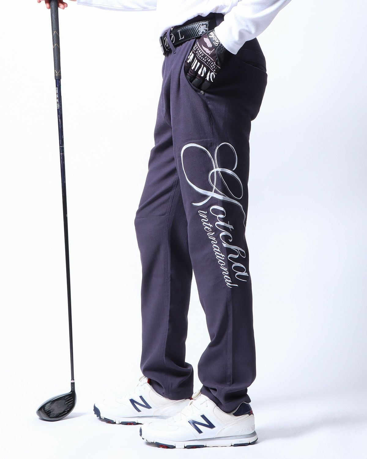 チャコール：180cm/70kg(Lサイズ着用)