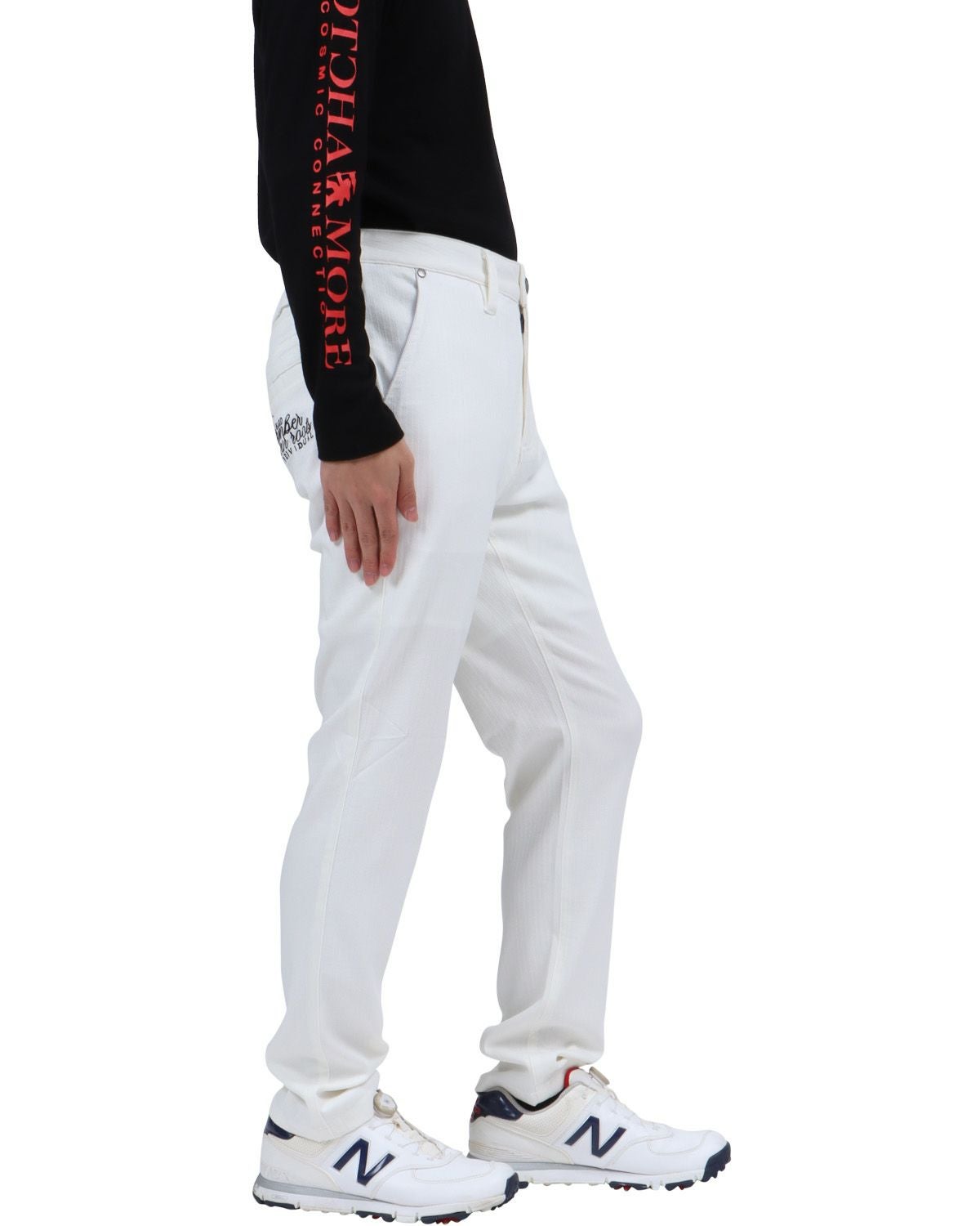 ホワイト：173cm63kg(Mサイズ着用)