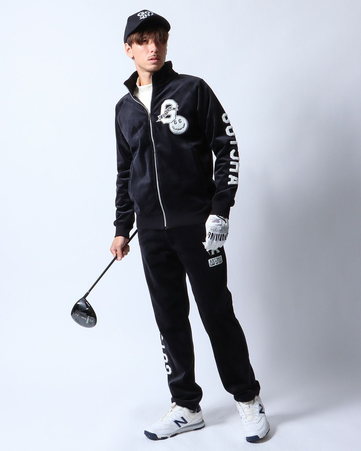 ブラック：180cm/70kg(Lサイズ着用)