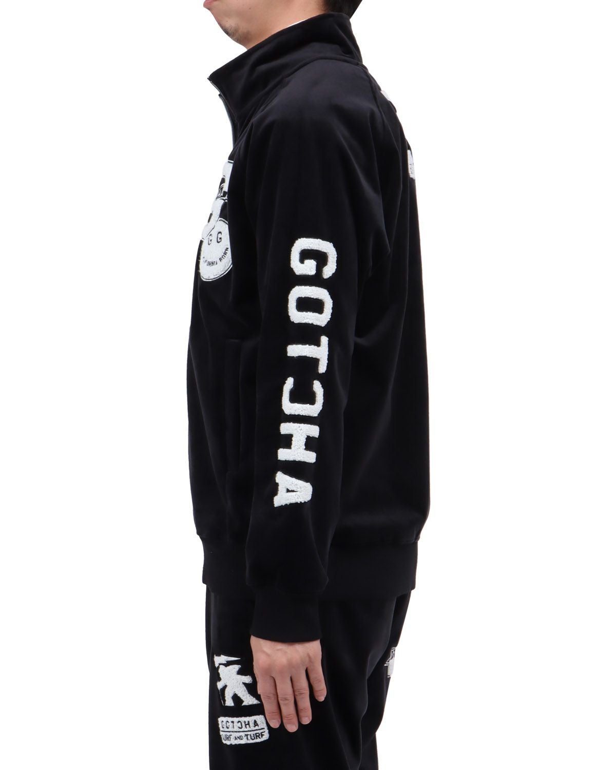 値下げ　GOTCHA GOLF メンズジャケット M ブラック 楽天市場】ガッチャゴルフ メンズ 防風 撥水 ストレッチ 裏フリース