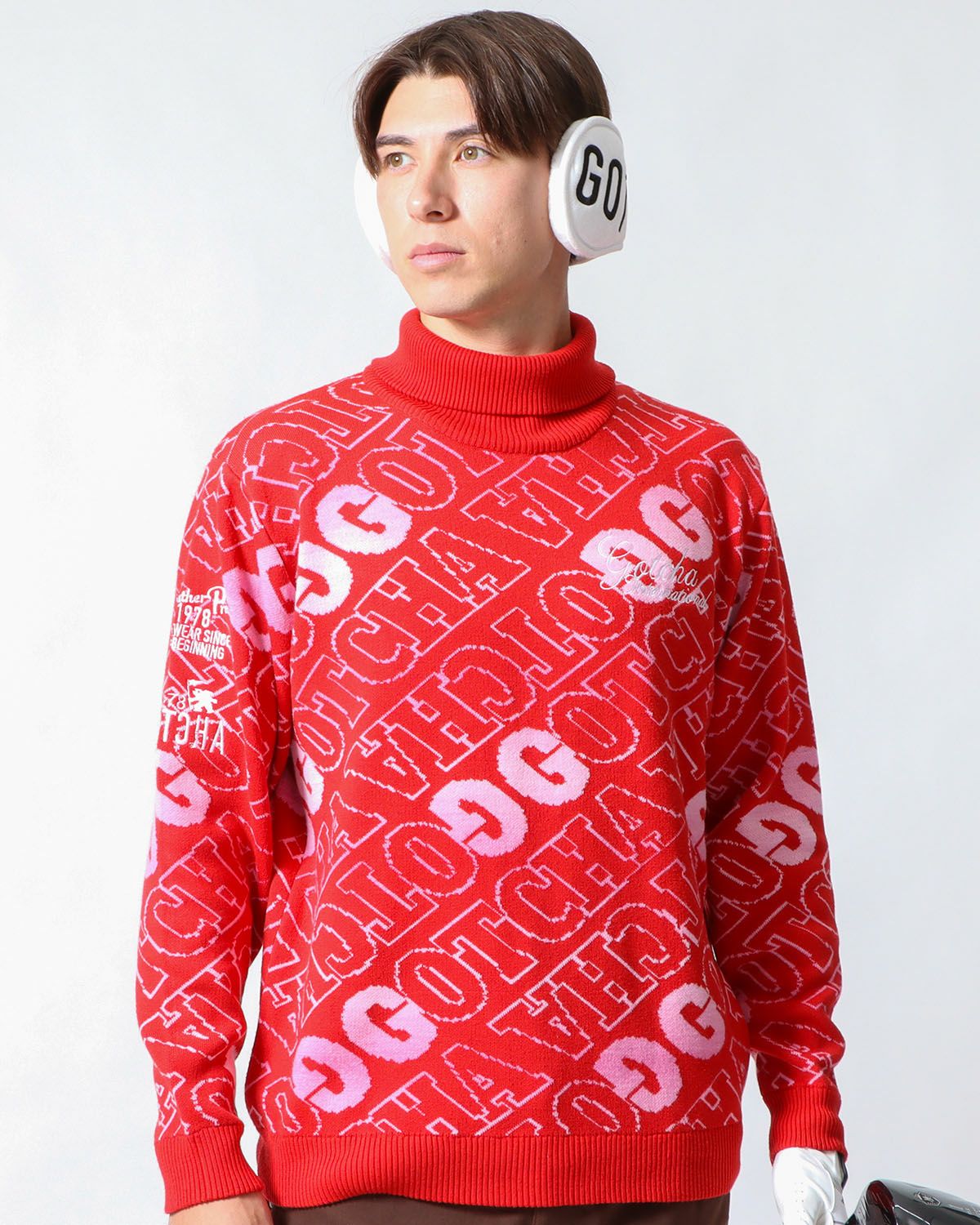 レッド：180cm/70kg(Lサイズ着用)