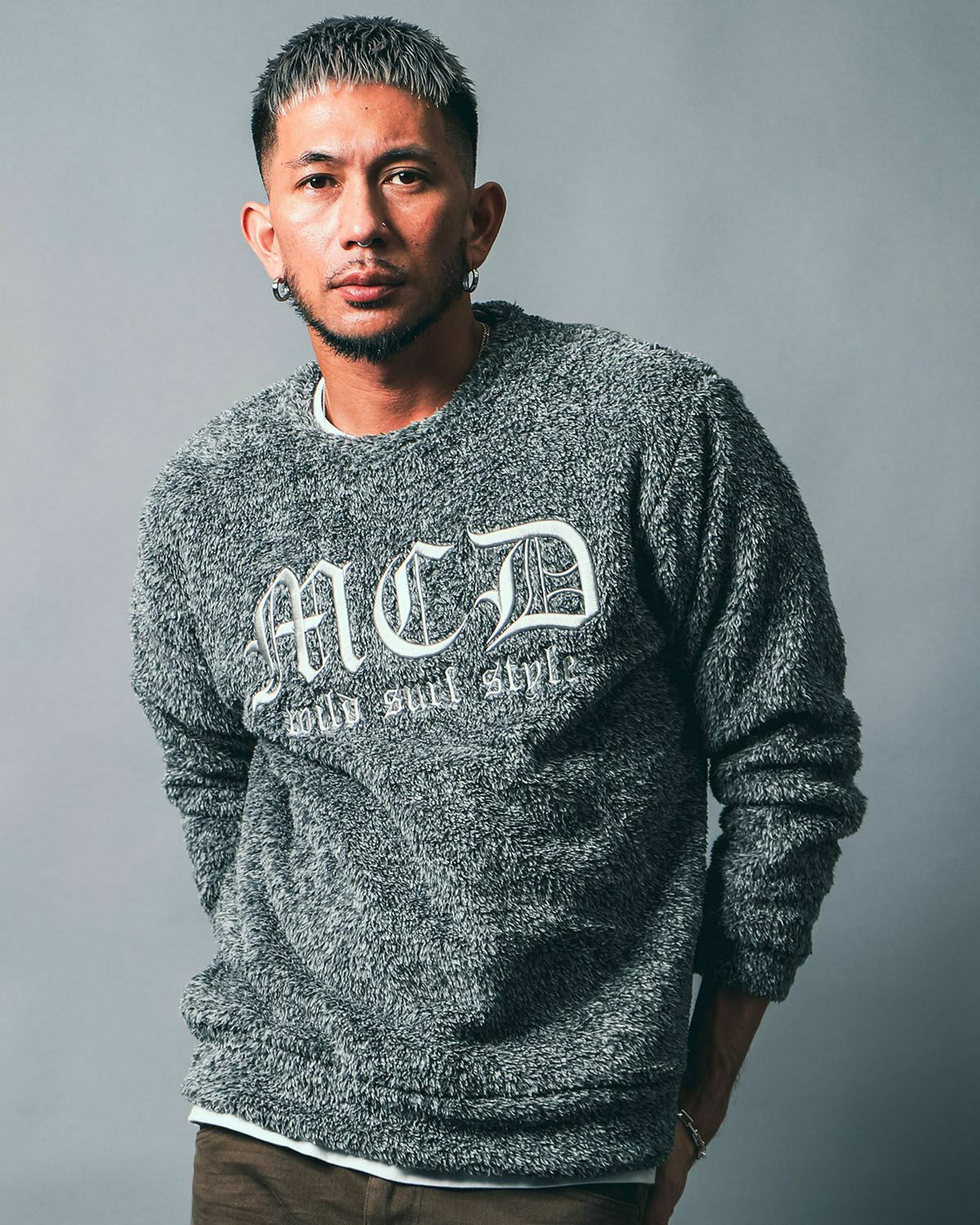 ブラック:183cm(Lサイズ着用)