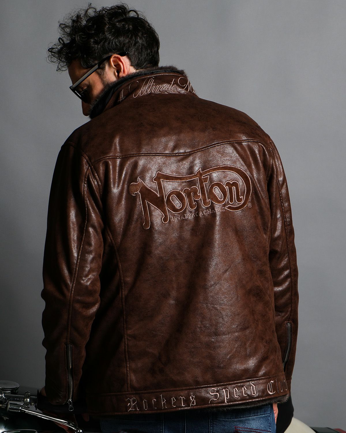 Norton] ライナーベスト付 ムラ PU ライダース | PEET ONLINE STORE