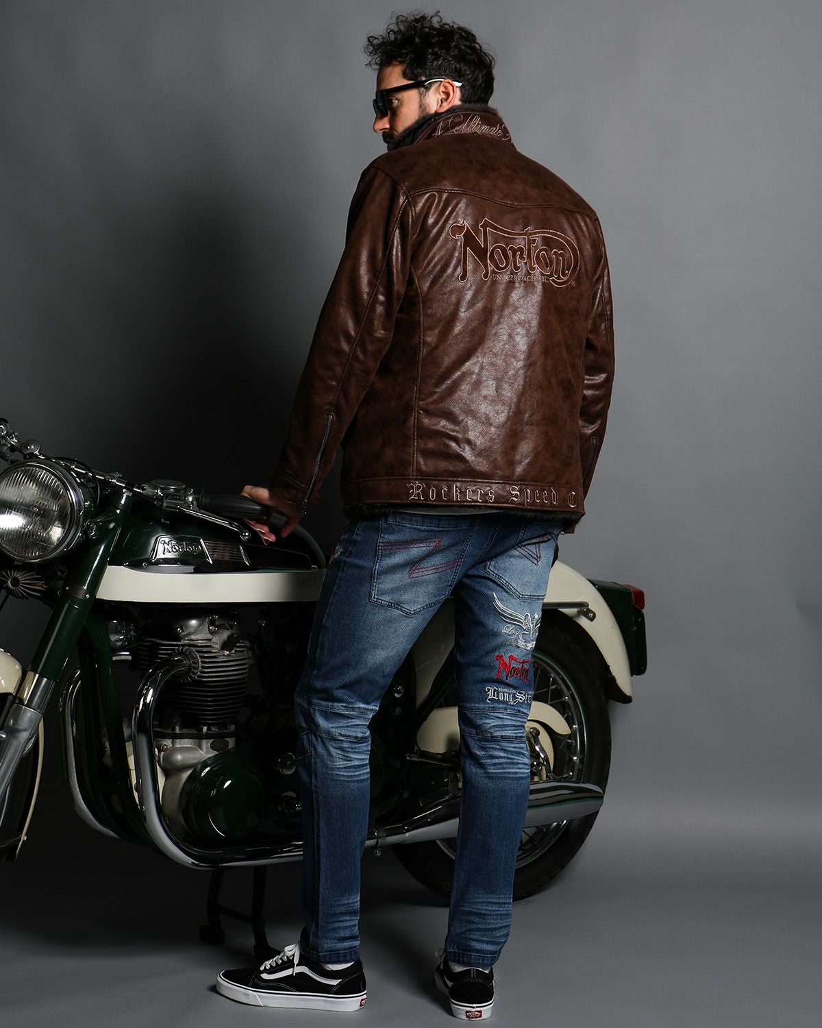 Norton] ライナーベスト付 ムラ PU ライダース | PEET ONLINE STORE