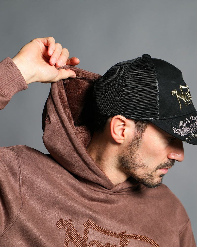 ライトブラウン:186cm(Lサイズ着用)