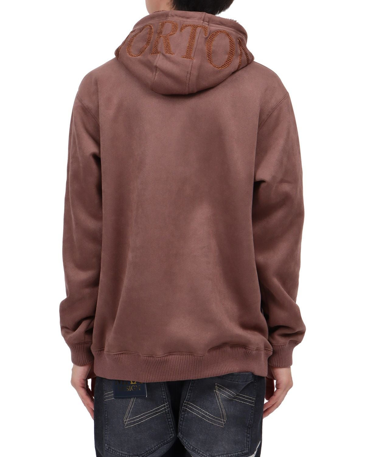 ブラウン：174cm62kg(Lサイズ着用)