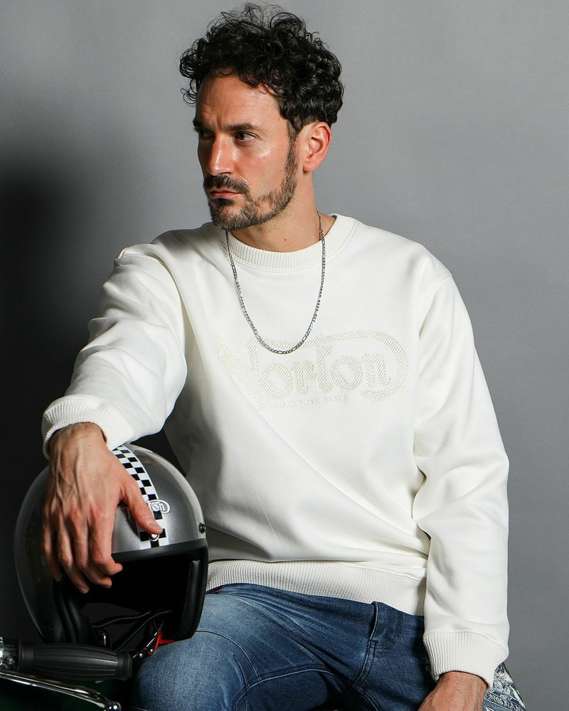 オフホワイト：186cm(Lサイズ着用)