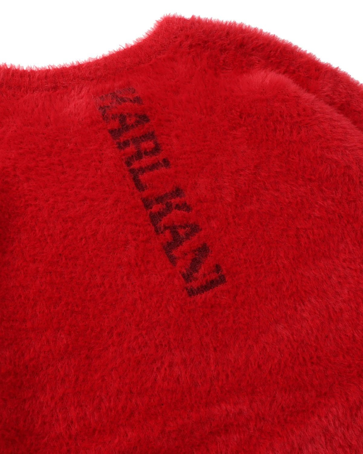 Karl Kani] 静電気防止 USロゴ シャギー クルーニット | PEET ONLINE STORE