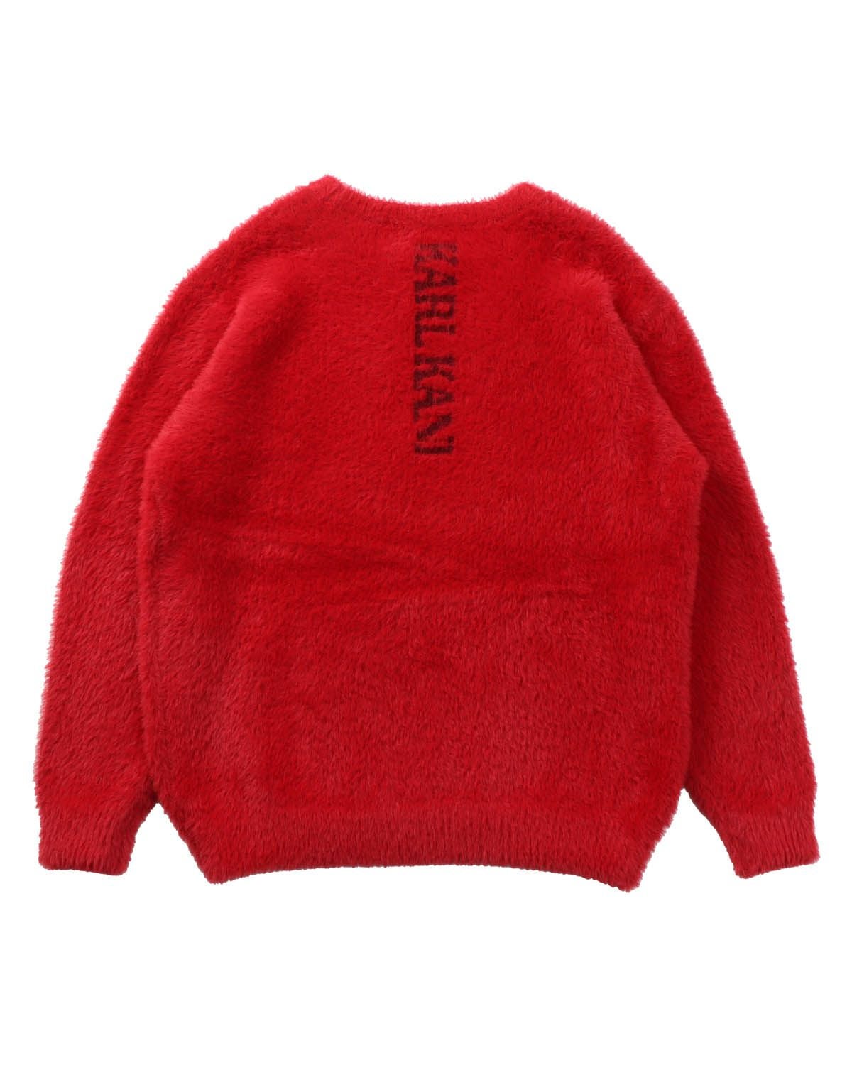 Karl Kani] 静電気防止 USロゴ シャギー クルーニット | PEET ONLINE STORE