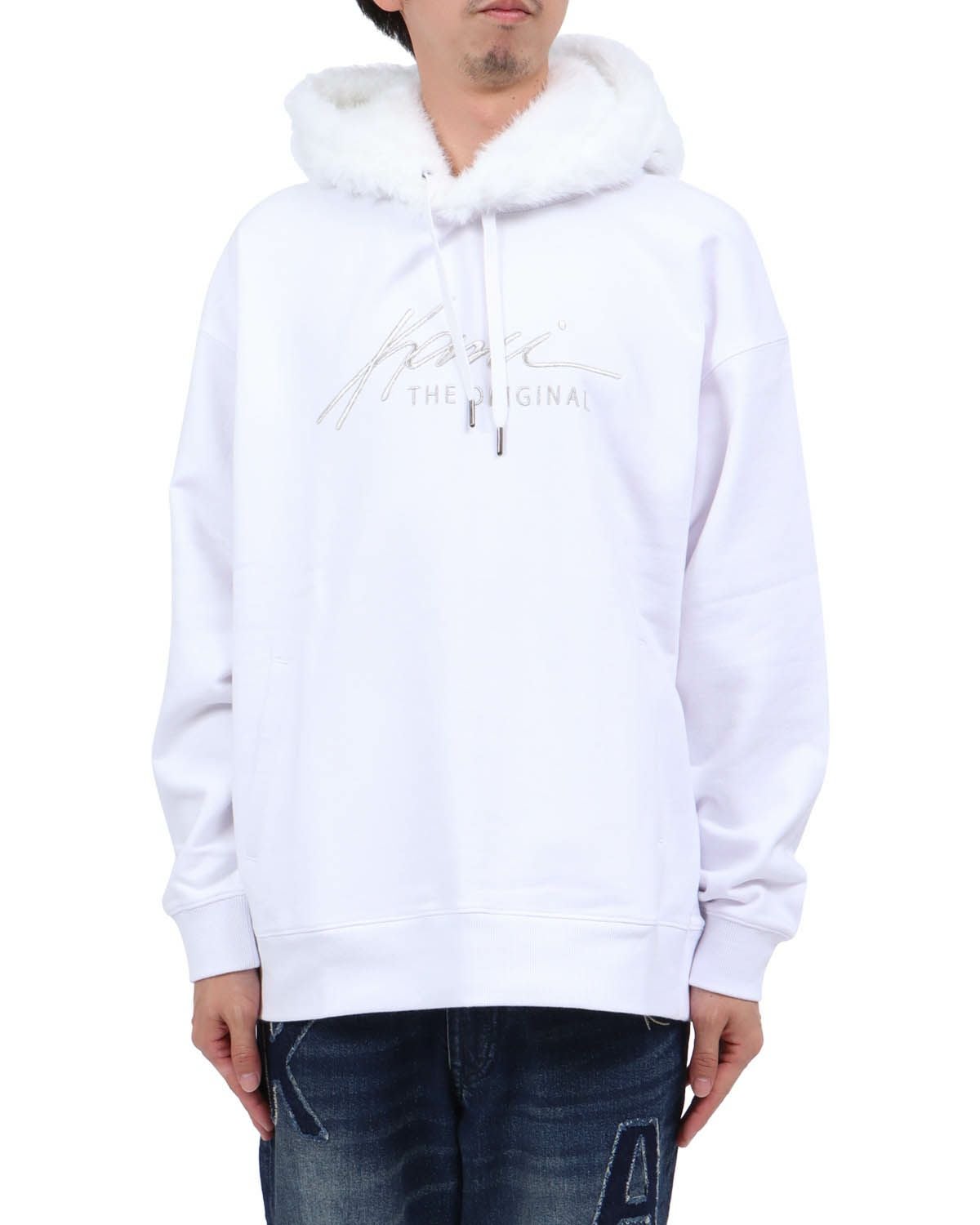 Karl Kani] ファー フード ソフトタッチ プルパーカー | PEET ONLINE STORE