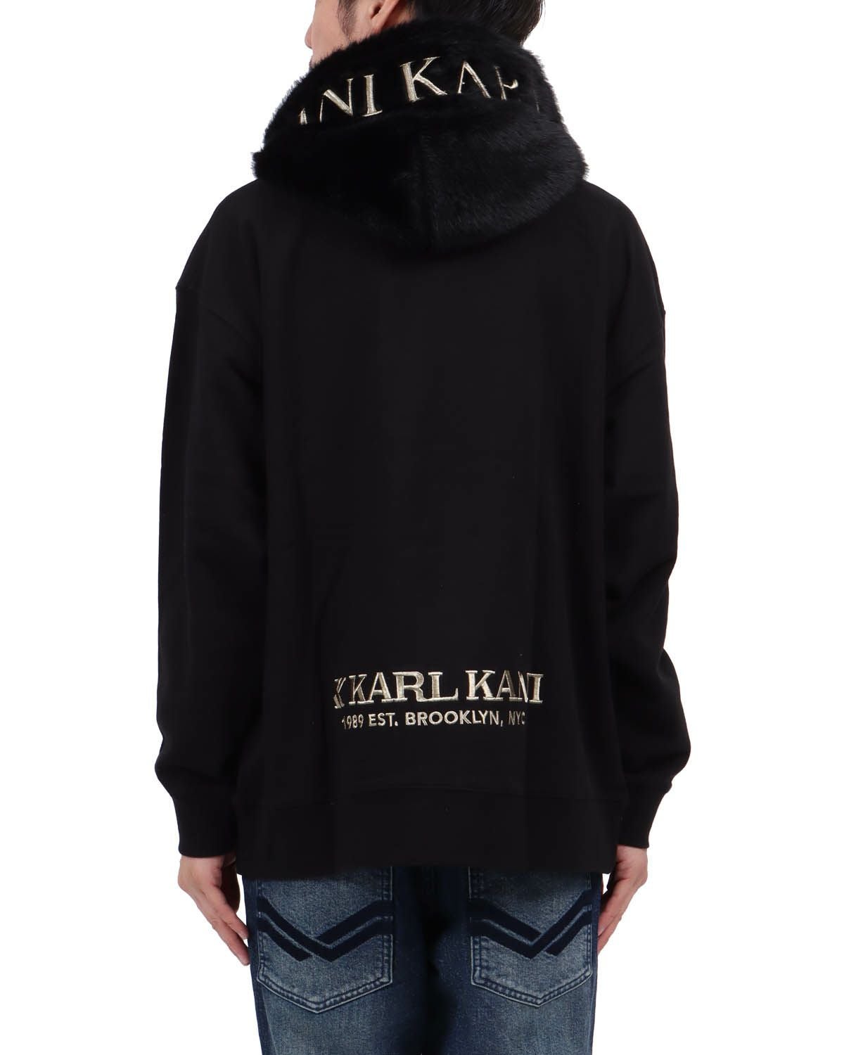 Karl Kani] ファー フード ソフトタッチ プルパーカー | PEET ONLINE STORE