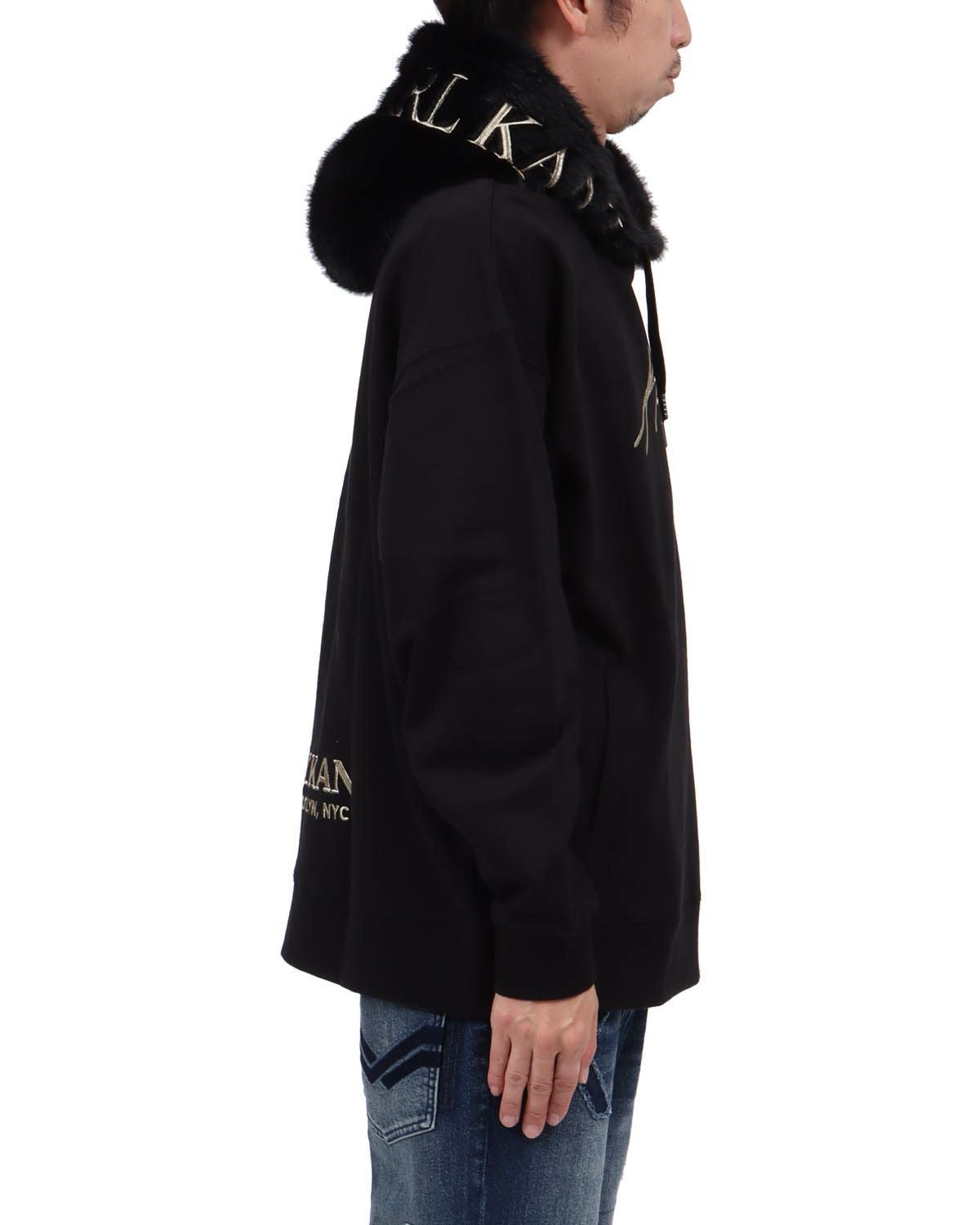 Karl Kani] ファー フード ソフトタッチ プルパーカー | PEET ONLINE STORE