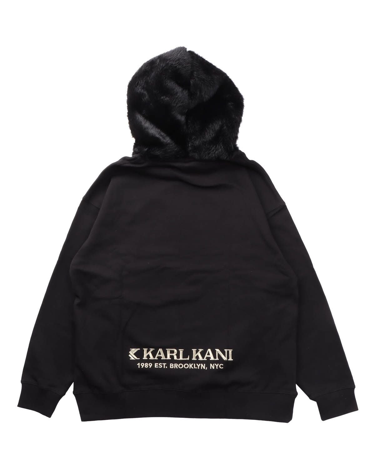 Karl Kani] ファー フード ソフトタッチ プルパーカー | PEET ONLINE STORE