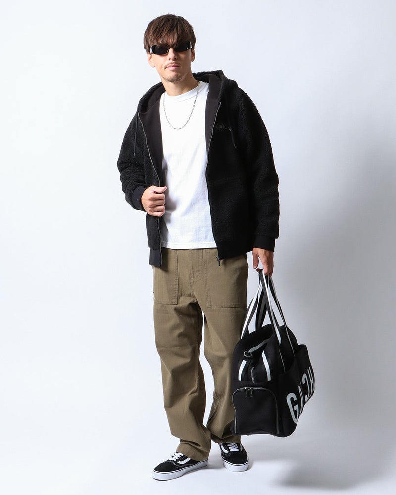 ブラック：180cm/70kg(Lサイズ着用)