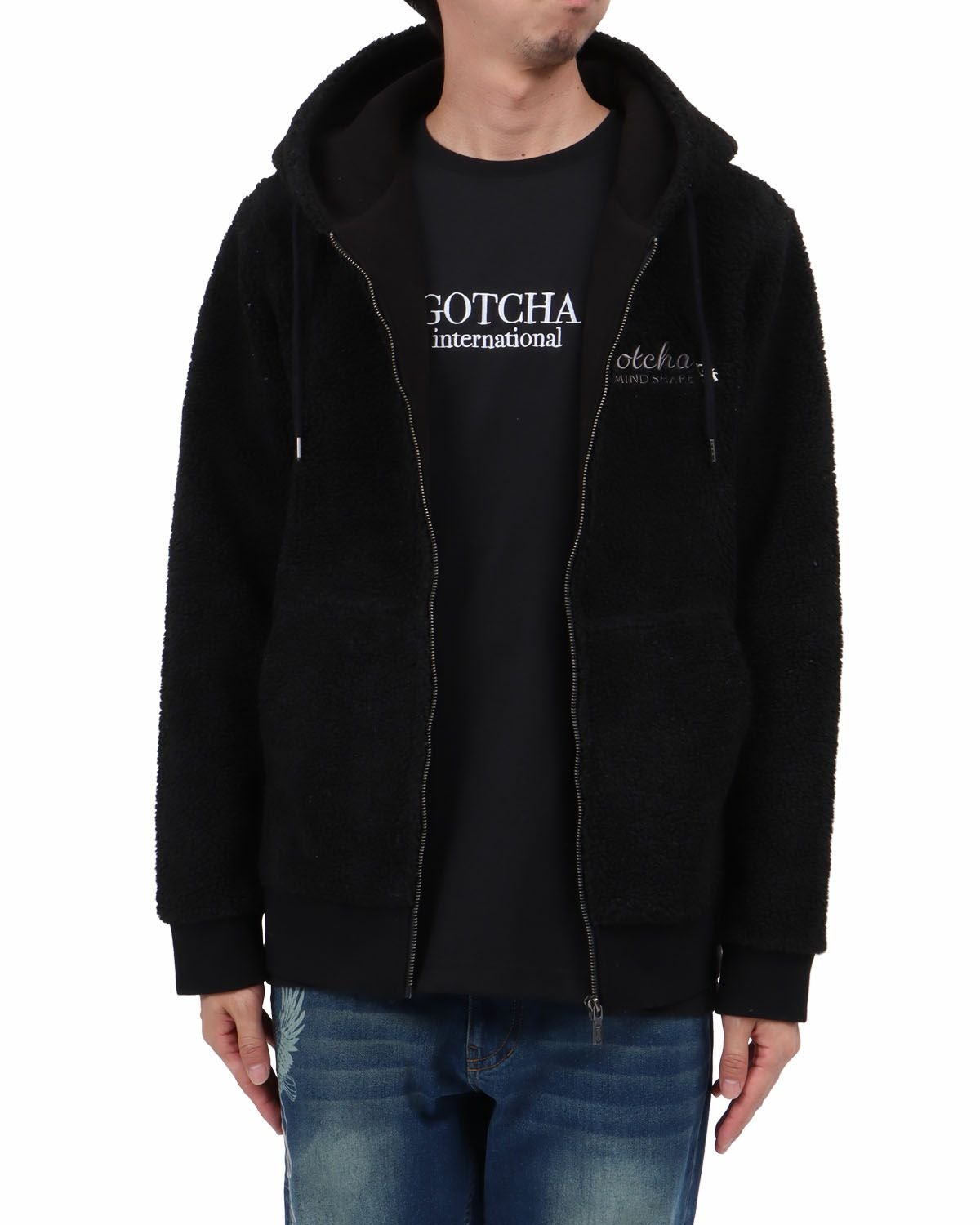 GOTCHA] 防風 シープボア ZIP パーカー | PEET ONLINE STORE