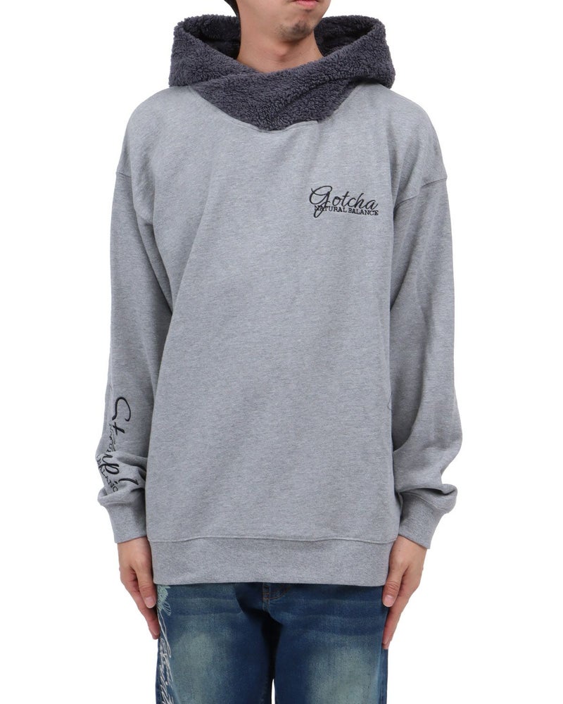 杢グレー：174cm62kg(Lサイズ着用)