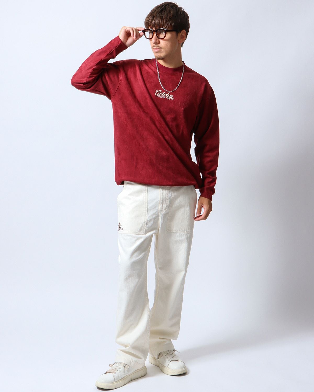 ワイン：180cm/70kg(Lサイズ着用)