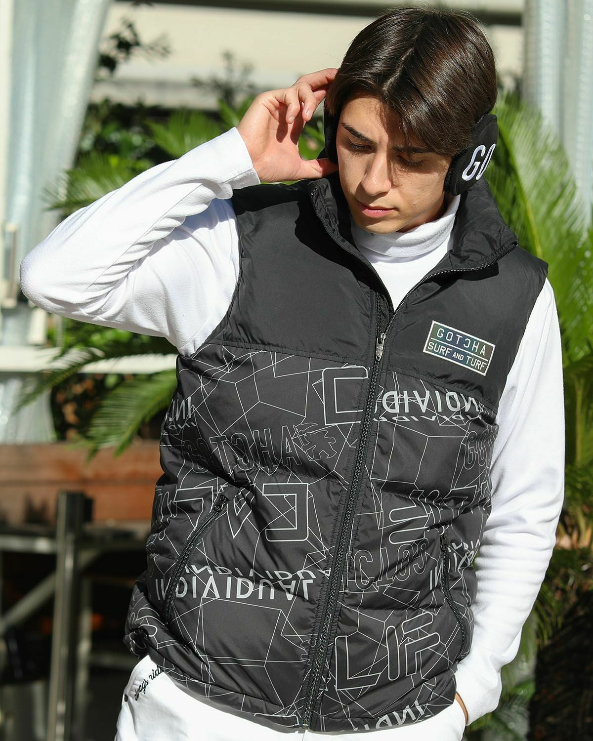 GAFH GRIDE PADDING VEST BK【日本非売品】 ZHG-A4A5b | Knitted & Padded Hybrid Vest 82857 – ZERO HALLIBURTON