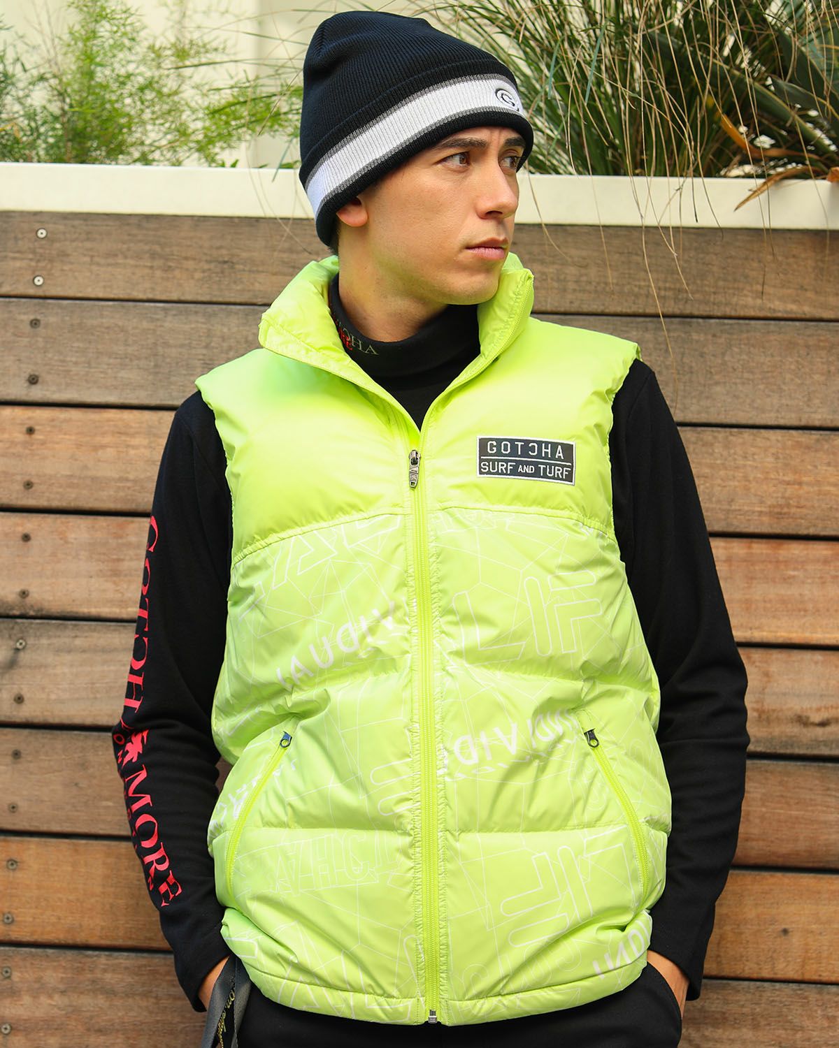 GOTCHA GOLFダウンベスト(D80% F20%)ブラック【美品】S GOTCHA GOLF] 撥水 ディメンション ダウンベスト | PEET ONLINE STORE