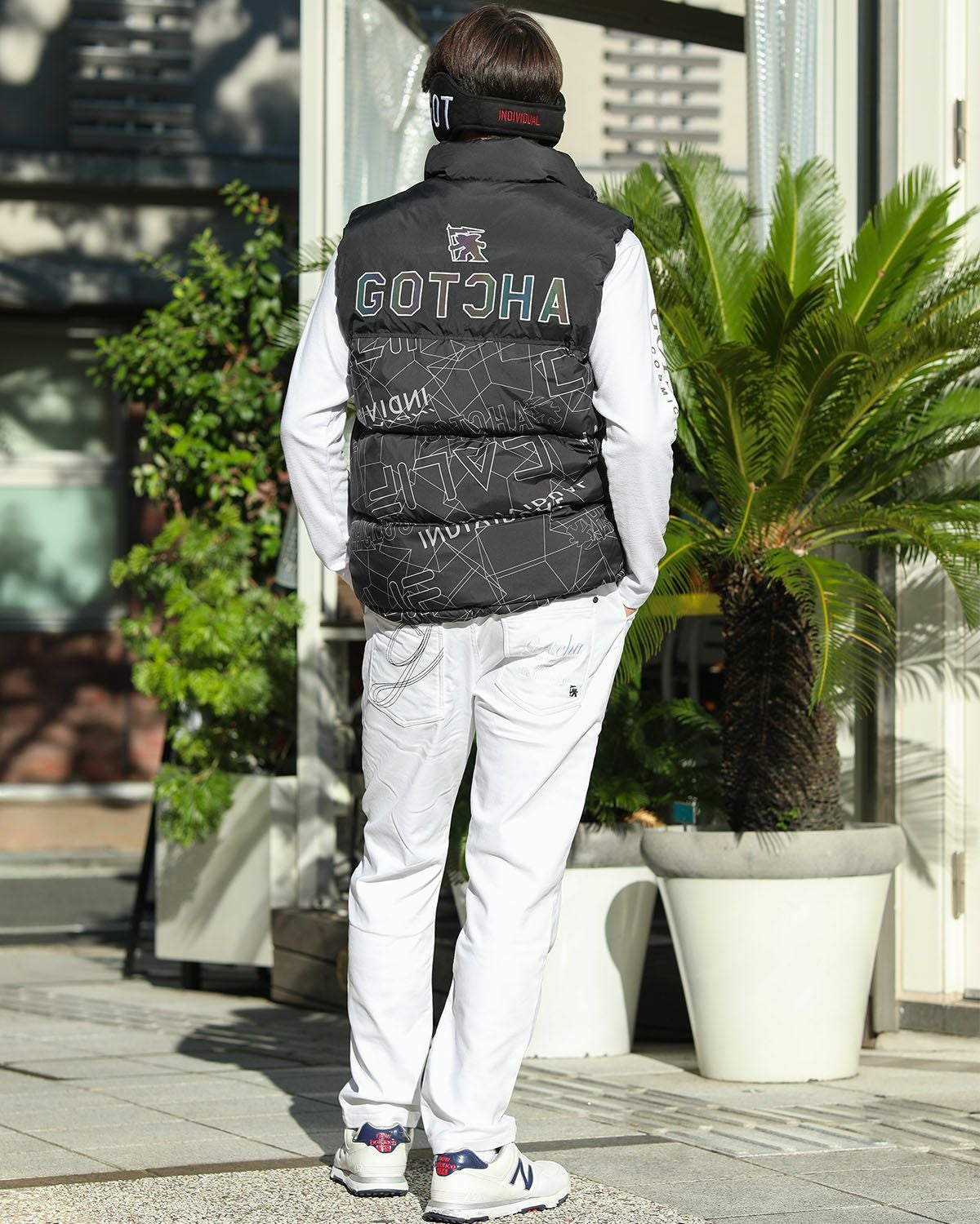 筋肉マッチョマンさん専用   ブラック ダウンベストS GOTCHA GOLF] 撥水 ディメンション ダウンベスト | PEET ONLINE STORE